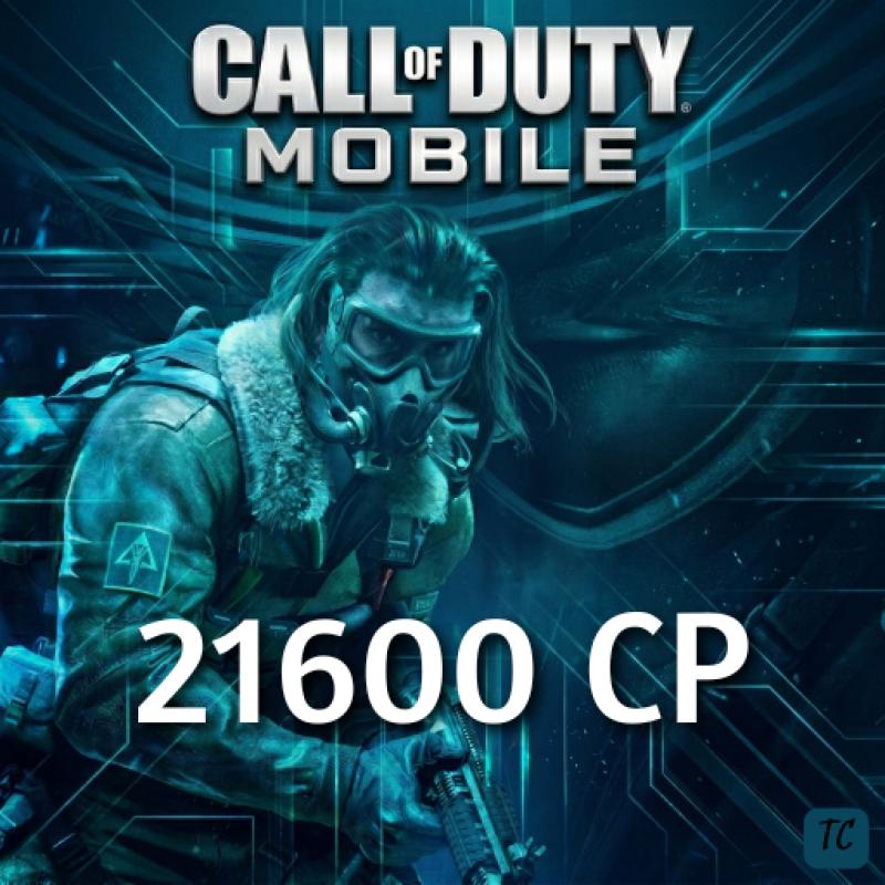 Call of Duty Mobile 21600 CP KSA - SAU