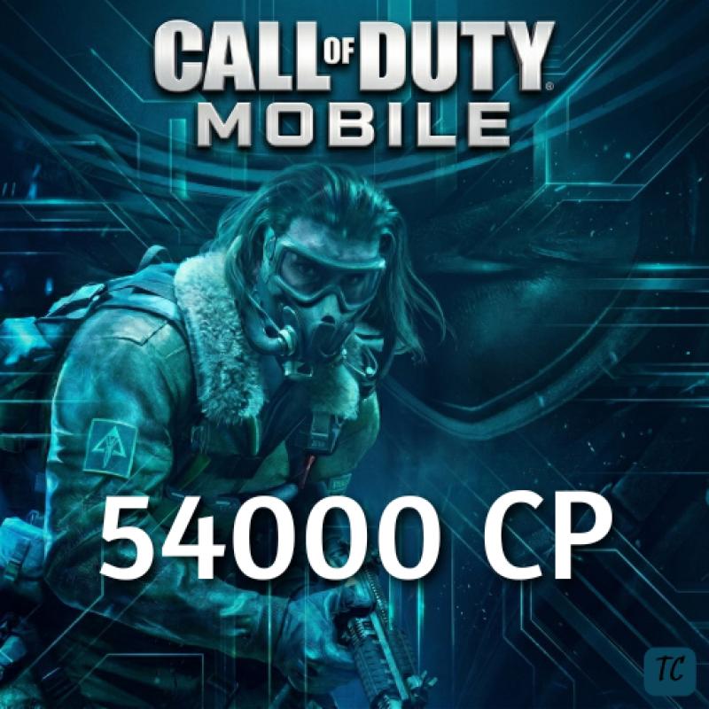 Call of Duty Mobile 54000 CP KSA - SAU