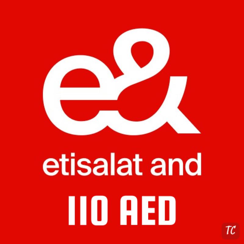 Etisalat Prepaid Card 110 AED - UAE