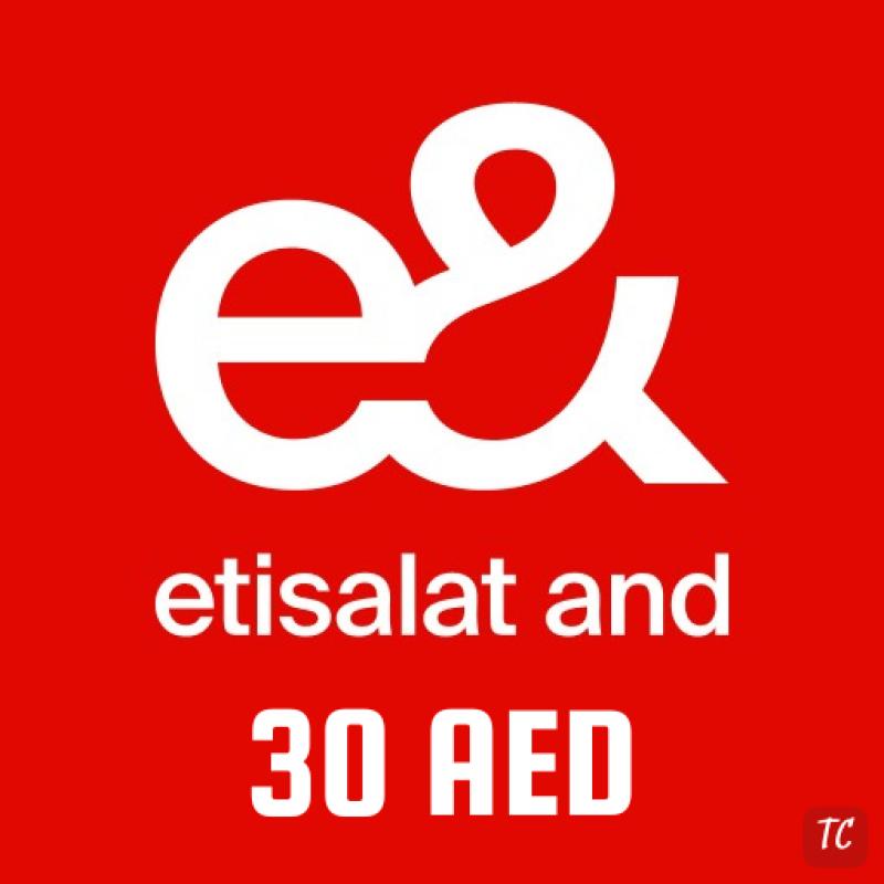 Etisalat Prepaid Card 30 AED - UAE