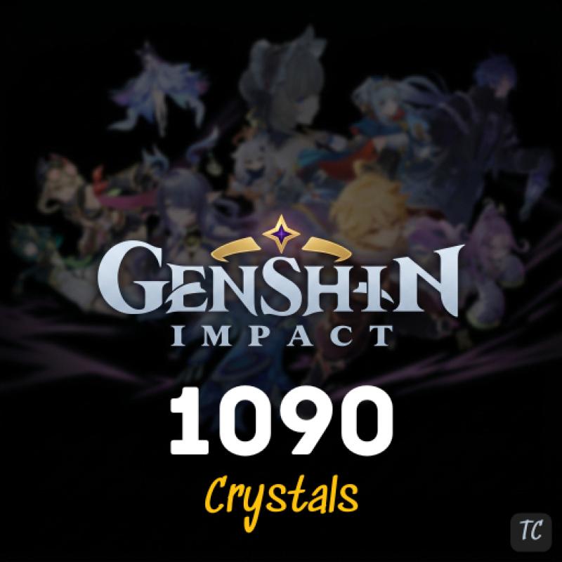 Genshin Impact Mobile 1090 Crystals - Global