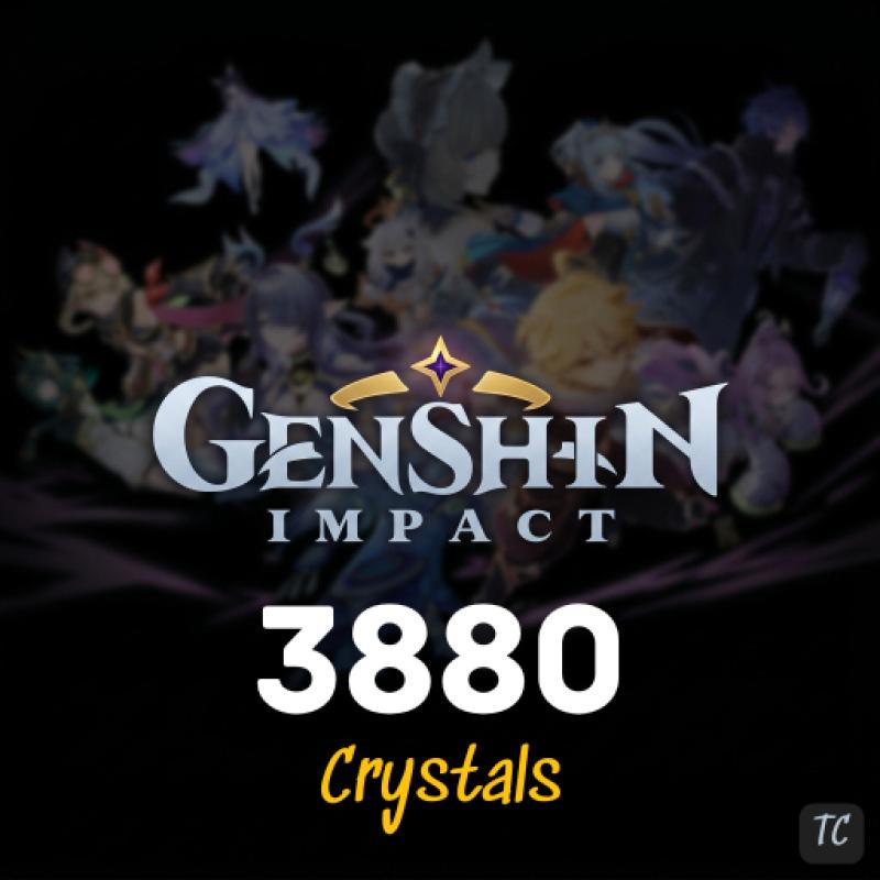 Genshin Impact Mobile 3880 Crystals - Global