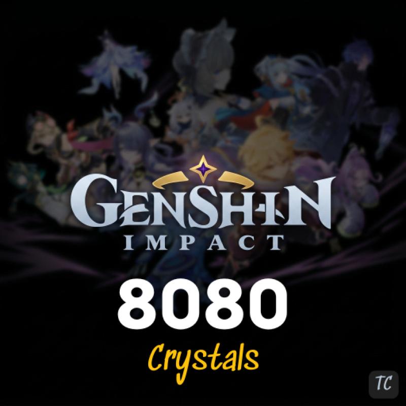 Genshin Impact Mobile 8080 Crystals - Global