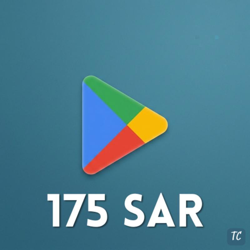 Google Play 175 SAR KSA - SAU