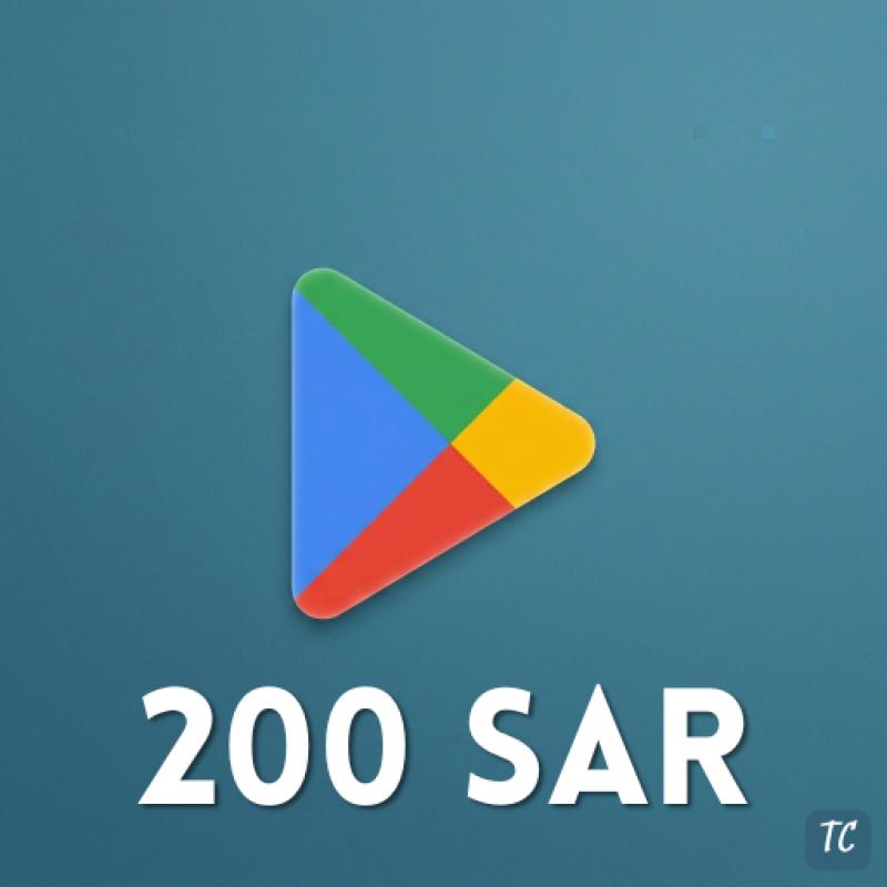 Google Play 200 SAR KSA - SAU