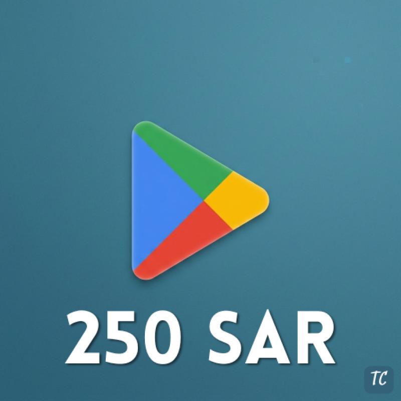 Google Play 250 SAR KSA - SAU