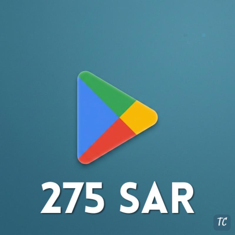 Google Play 275 SAR KSA - SAU