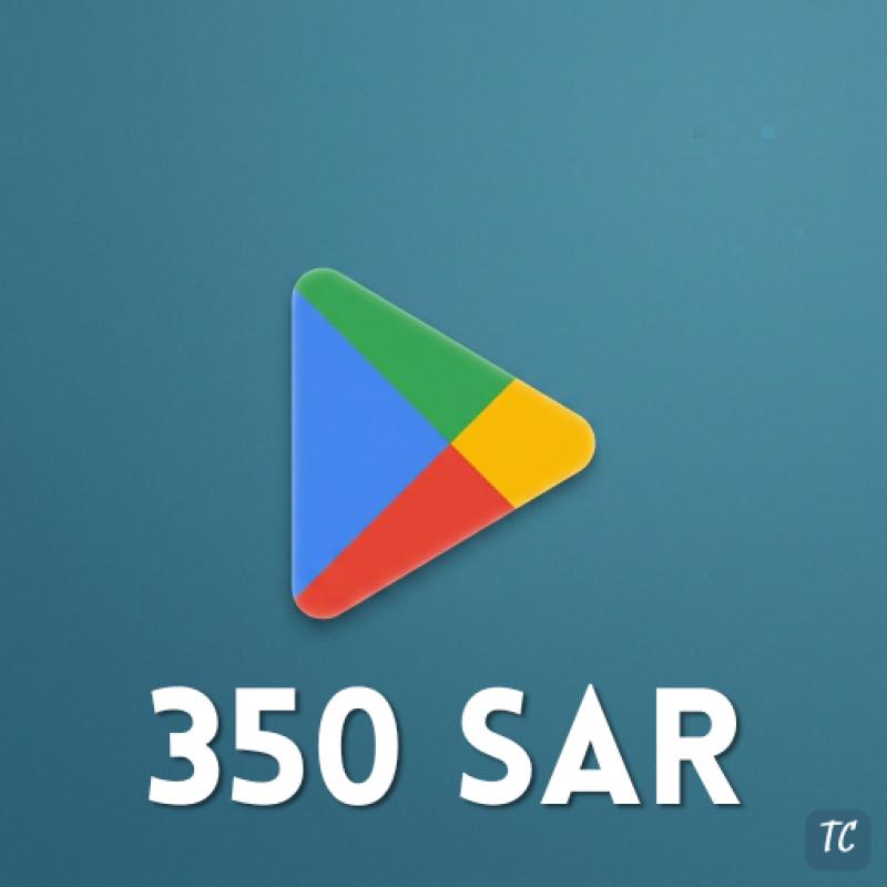 Google Play 350 SAR KSA - SAU
