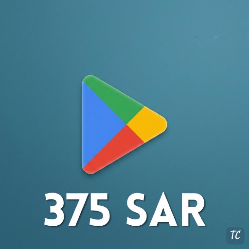 Google Play 375 SAR KSA - SAU