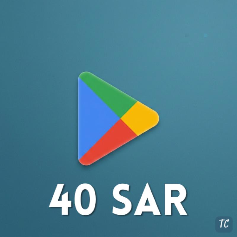 Google Play 40 SAR KSA - SAU