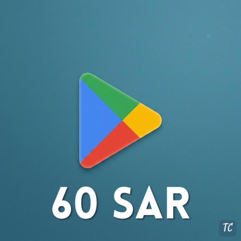 Google Play 60 SAR KSA - SAU