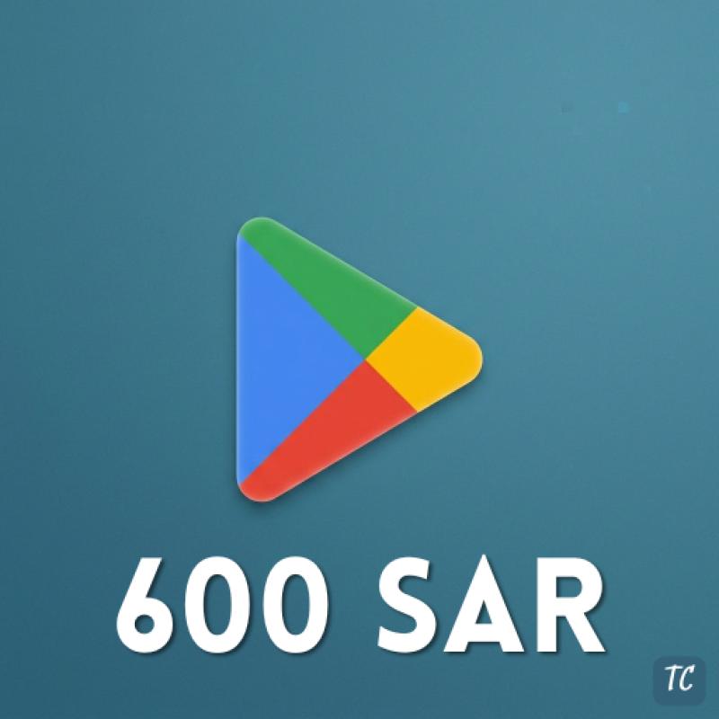 Google Play 600 SAR KSA - SAU