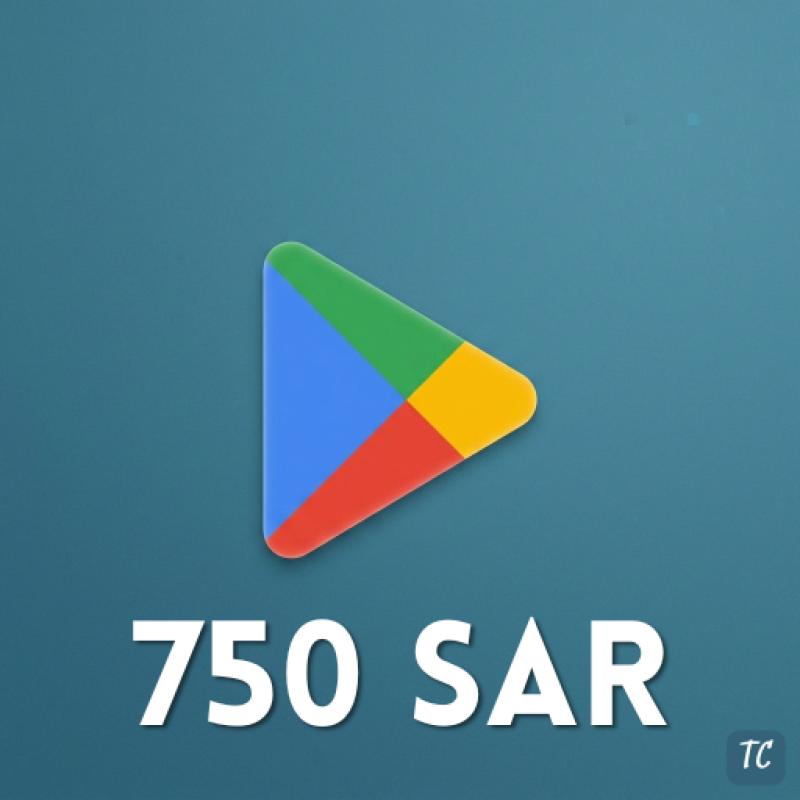 Google Play 750 SAR KSA - SAU