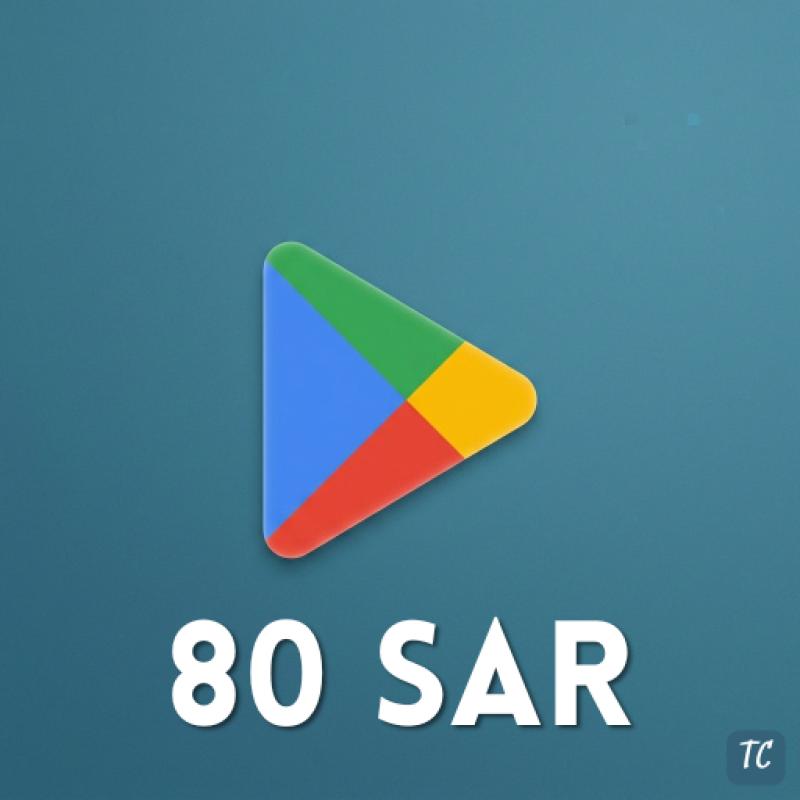 Google Play 80 SAR KSA - SAU