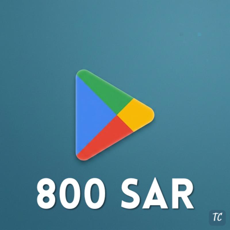 Google Play 800 SAR KSA - SAU