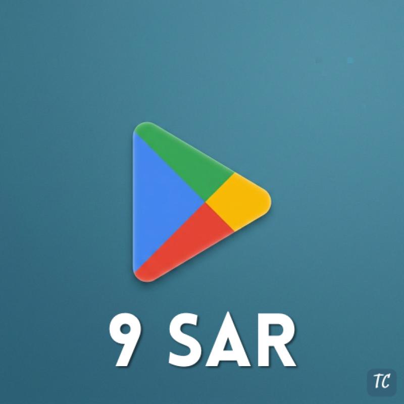 Google Play 9 SAR KSA - SAU