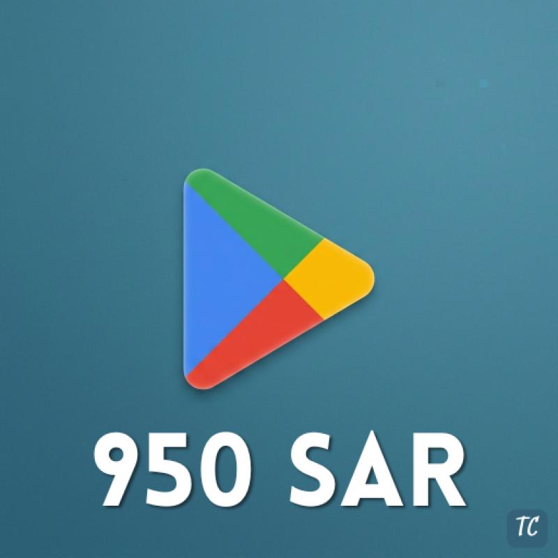 Google Play 950 SAR KSA - SAU