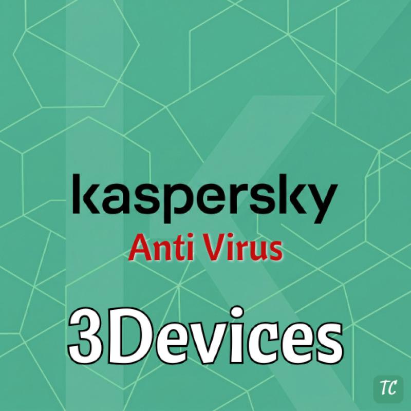 Kaspersky Anti-Virus 3 Devices - Global
