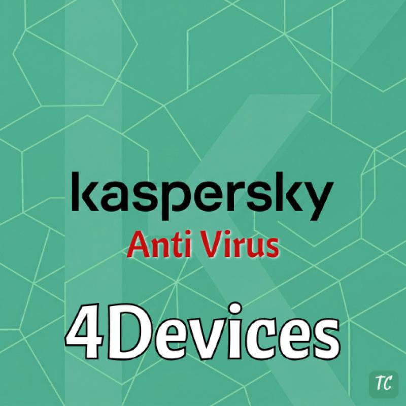 Kaspersky Anti-Virus 4 Devices - Global