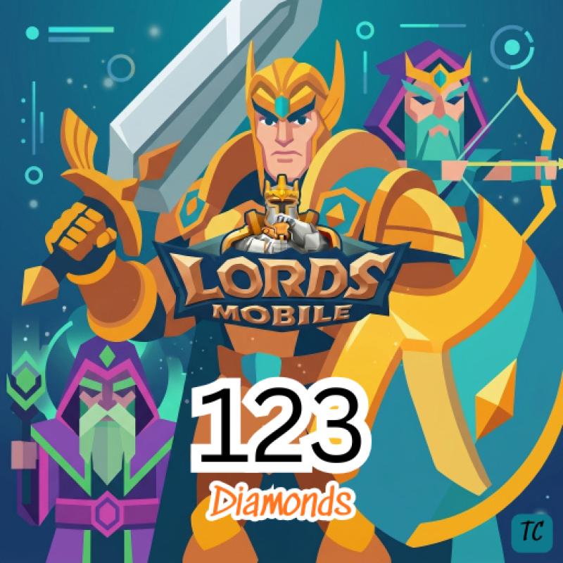 Lords Mobile 123 Diamonds - Global