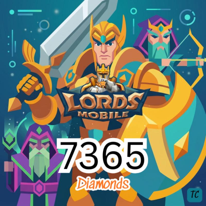 Lords Mobile 7365 Diamonds - Global