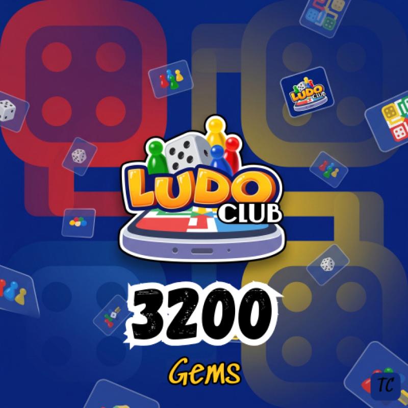 Ludo Club 3200 Gems Global - Global