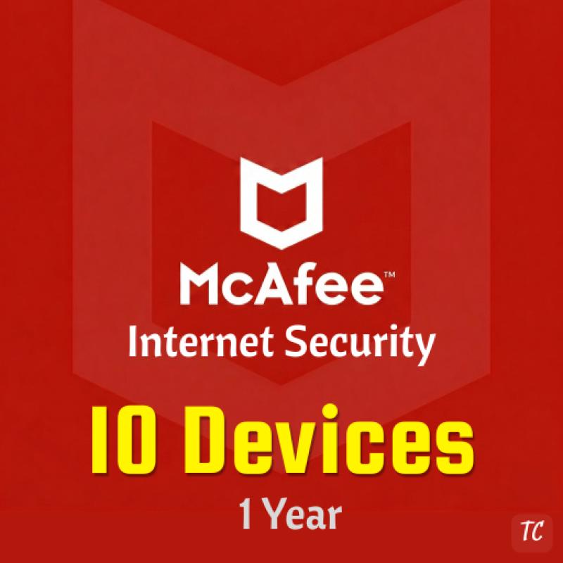 McAfee Internet Security 10 Devices - Global