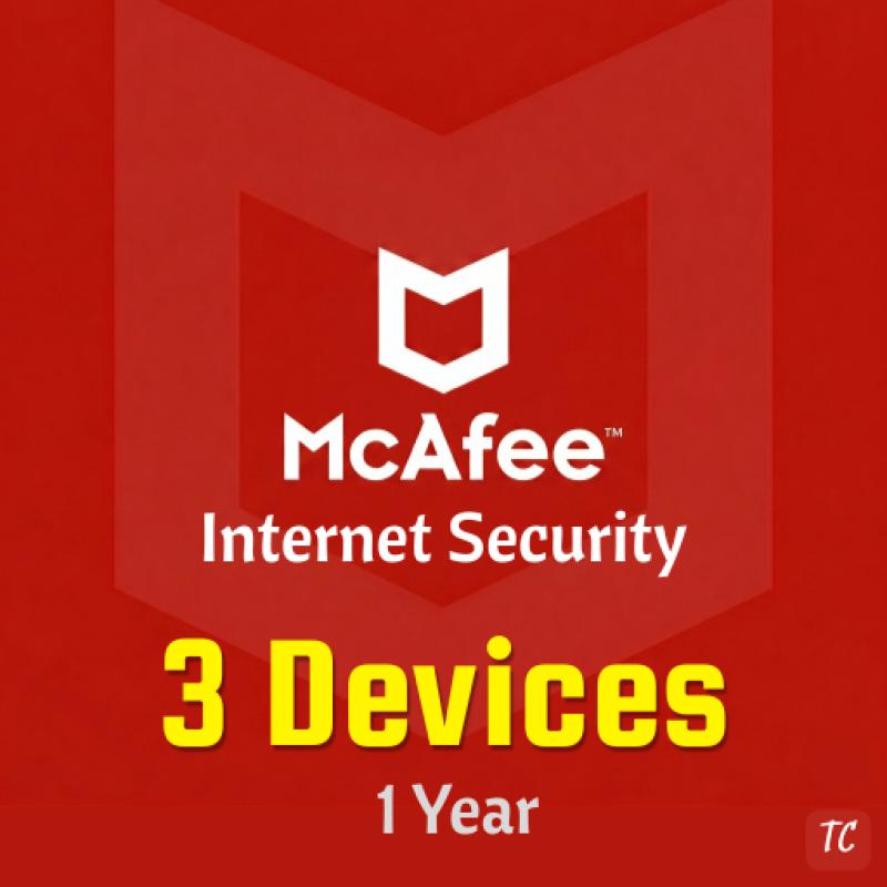 McAfee Internet Security 3 Devices - Global