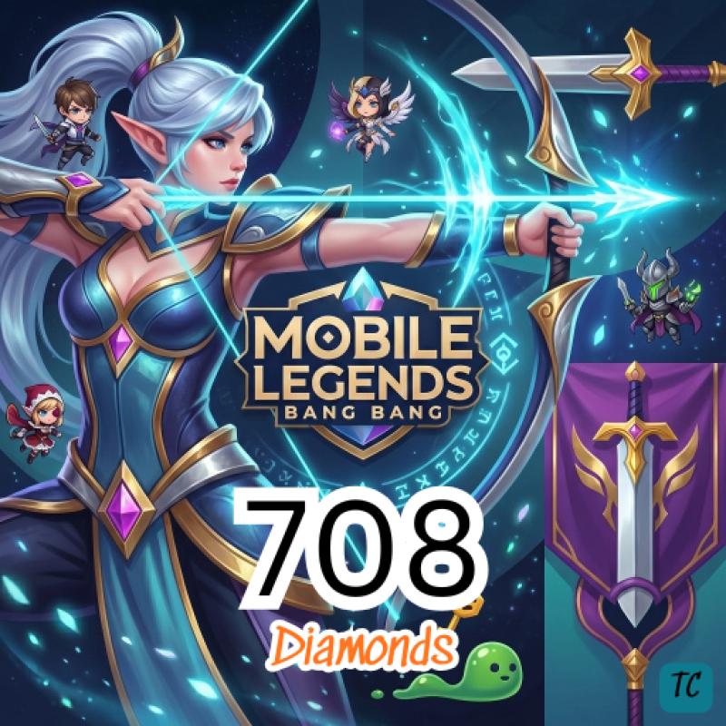 Mobile Legends 708 Diamonds - Global