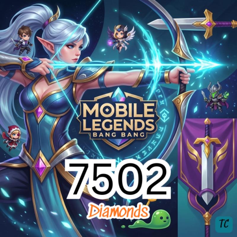 Mobile Legends 7502 Diamonds - Global