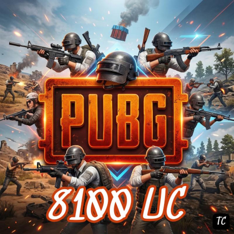 PUBG Mobile 8100 UC - Global